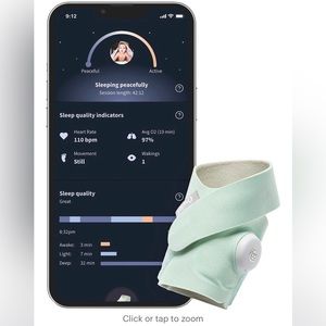 Owlet Smart Sock (Mint Green)